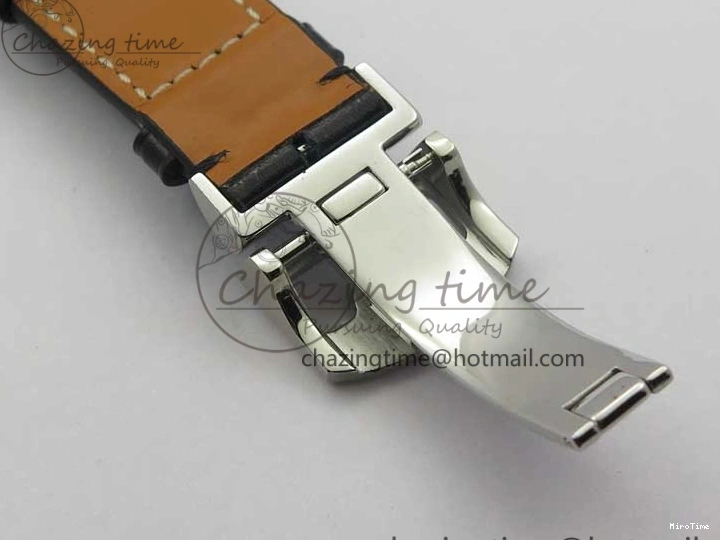 MIROTIME 0314 Portugieser Perpetual Calendar IW503301 V9F 1:1 Best Edition Silver Dial on Black Leather Strap A EyeCatching 7116